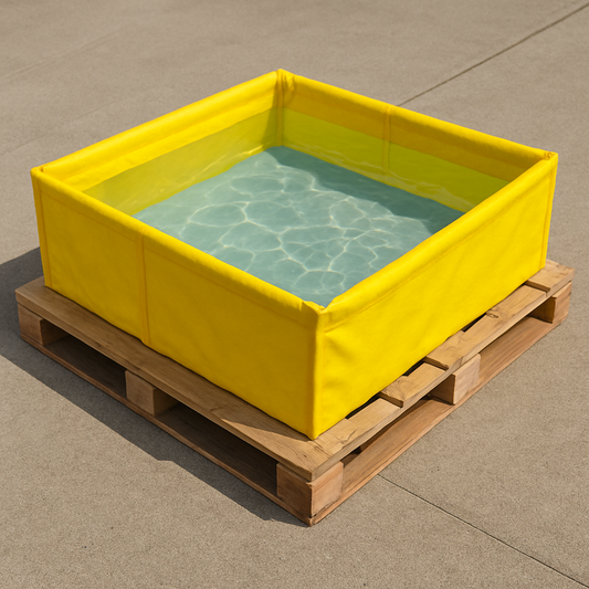 WashOut Pros Yellow Concrete Washout Berm