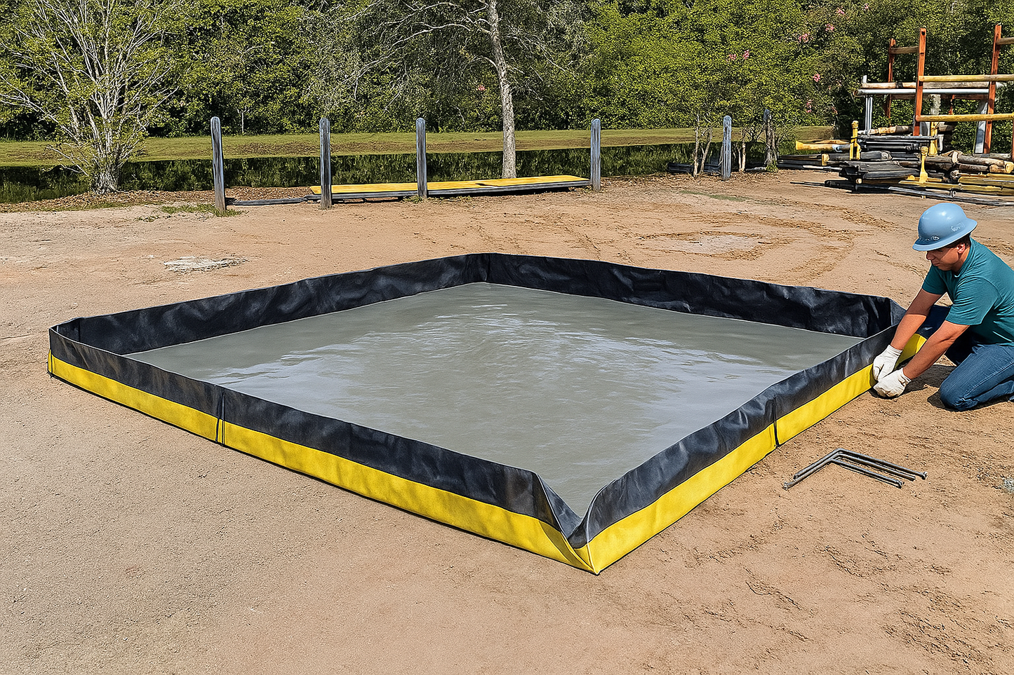 WashOut Pros Containment Berm
