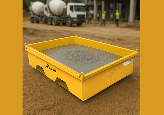 Steel Concrete Washout Pan 72″x72″x24″ (440 Gal)