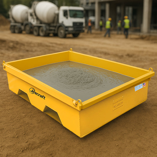 Steel Concrete Washout Pan 60"x48"x14" (170 Gal)