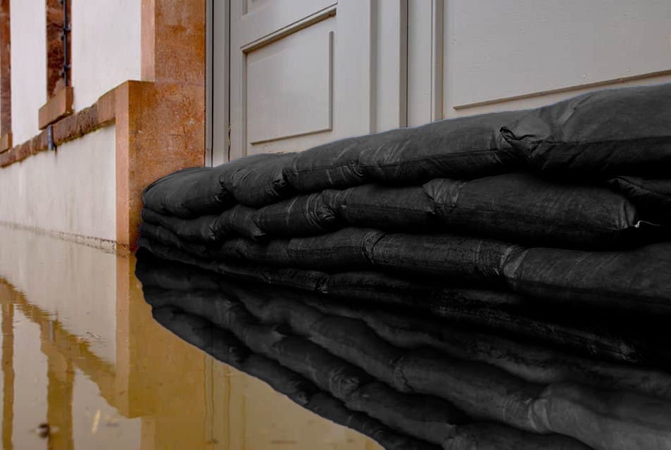 Sand-less SandBag Barrier