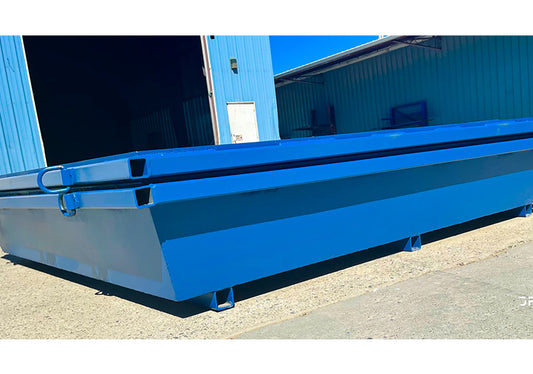 Steel Concrete Washout Pan | 86"x86"x17" - 2 Cubic Yards - 444 Gallon