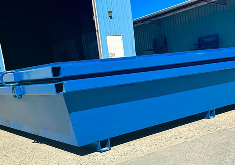 ECONO Steel Concrete Washout Pan | 86"x86"x20" - 2 Cubic Yard - 444 Gallon Capacity