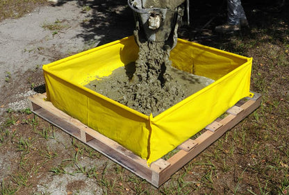 WashOut Pros Yellow Concrete Washout Berm
