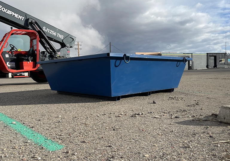 ECONO Steel Concrete Washout Pan | 88"x88"x23" - 3 Cubic Yard - 614 Gallon