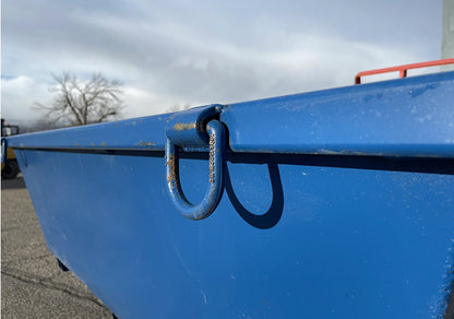 Steel Concrete Washout Pan | 84"x84"x23" - 3CY 614 Gallon - FREIGHT QUOTE REQUIRED