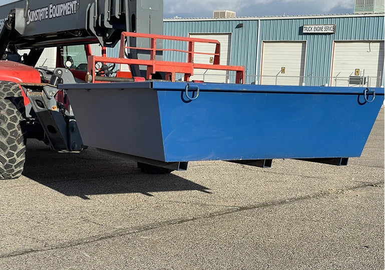 ECONO Steel Concrete Washout Pan | 88"x88"x23" - 3 Cubic Yard - 614 Gallon
