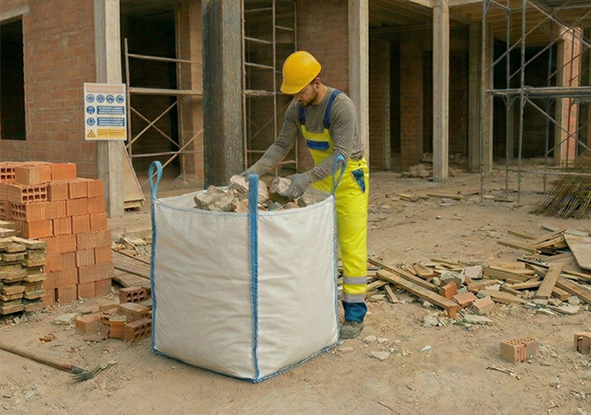 Demo Debris Bags - Duffle Top (Min 25) 3000lb Capacity