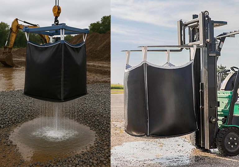DeWatering WasteSack Bag - Duffle Top/Full Open Bottom - 35" x 35" x 40" (H) - CALL FOR QUOTE