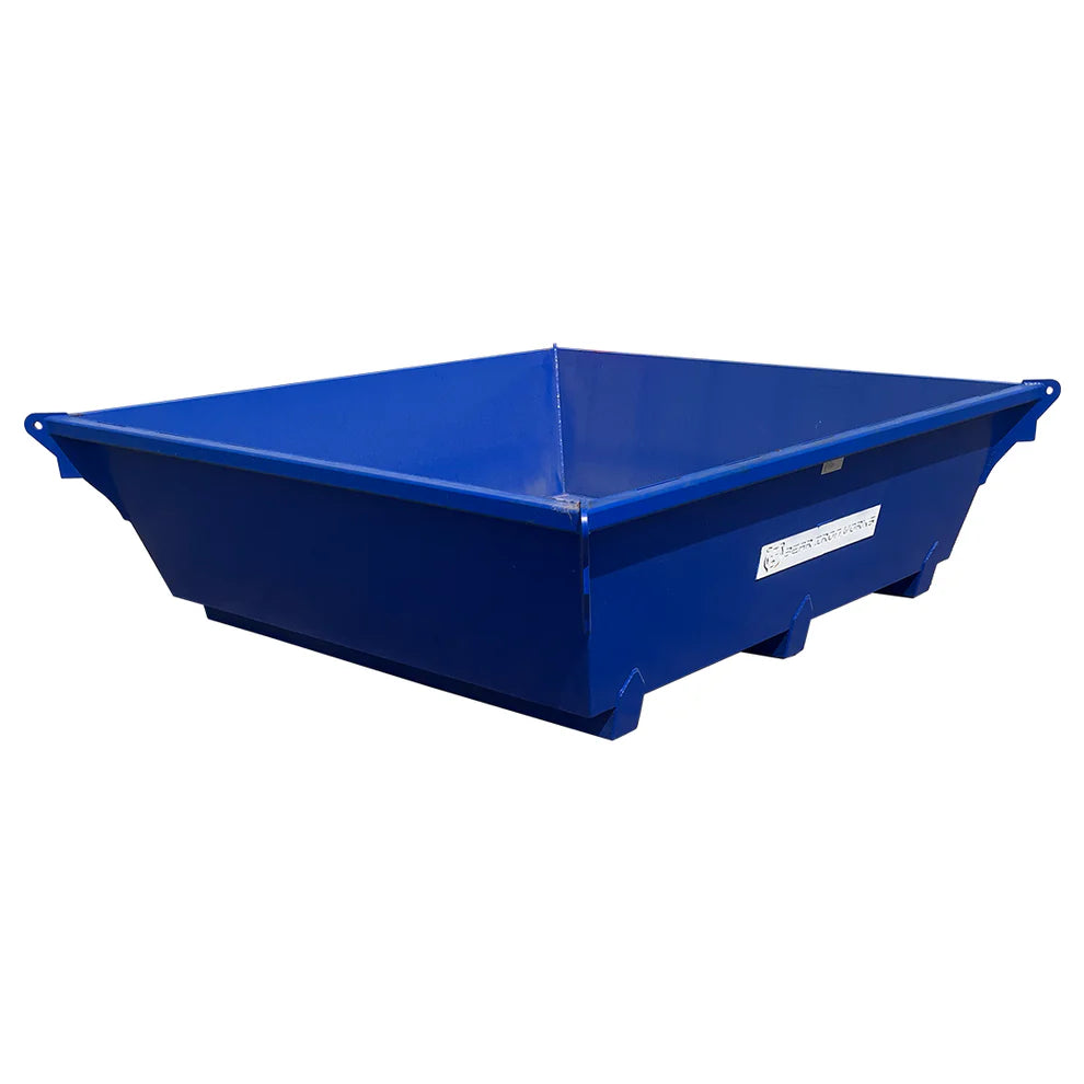 Steel Concrete Washout Pan | 88"x88"x26.5" - 3 Cubic Yards - 614 Gallon